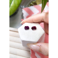 5.55 Ct.Tw.Total Carat Weight Garnet Pair from Tanzania Life Style