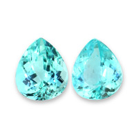 3.58 Ct.Tw.Total Carat Weight Paraiba Tourmaline Pair from Mozambique Video