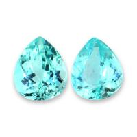 3.58 Ct.Tw.Total Carat Weight Paraiba Tourmaline Pair from Mozambique Video