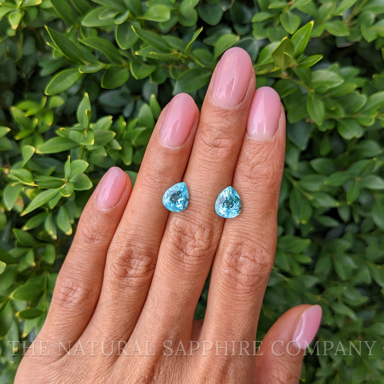 3.58 Ct.Tw. Paraiba Tourmaline Pair from Mozambique