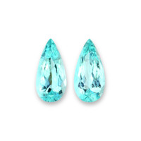 6.22 Ct.Tw.Total Carat Weight Paraiba Tourmaline Pair from Mozambique Video