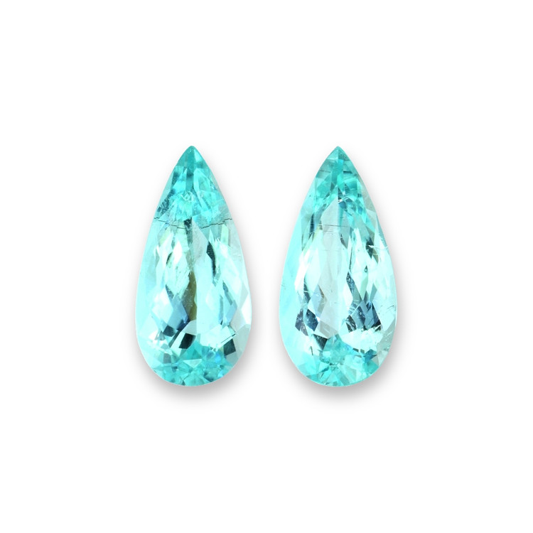 6.22 Ct.Tw. Paraiba Tourmaline Pair from Mozambique