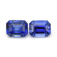 6.27&nbsp;Ct.Tw.Total Carat Weight Blue Sapphire Pair from Ceylon (Sri Lanka) Video