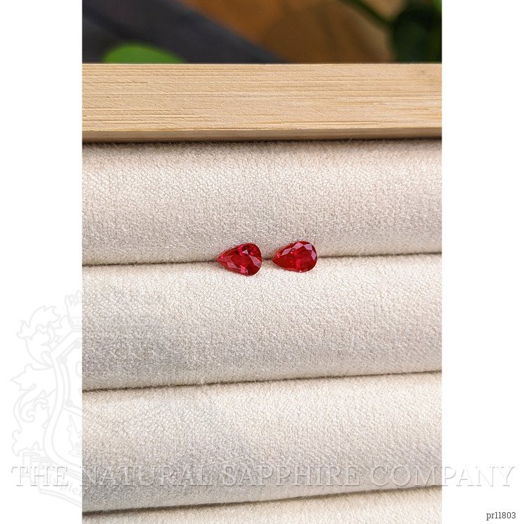 0.78 Ct.Tw. Ruby Pair from Burma (Myanmar)