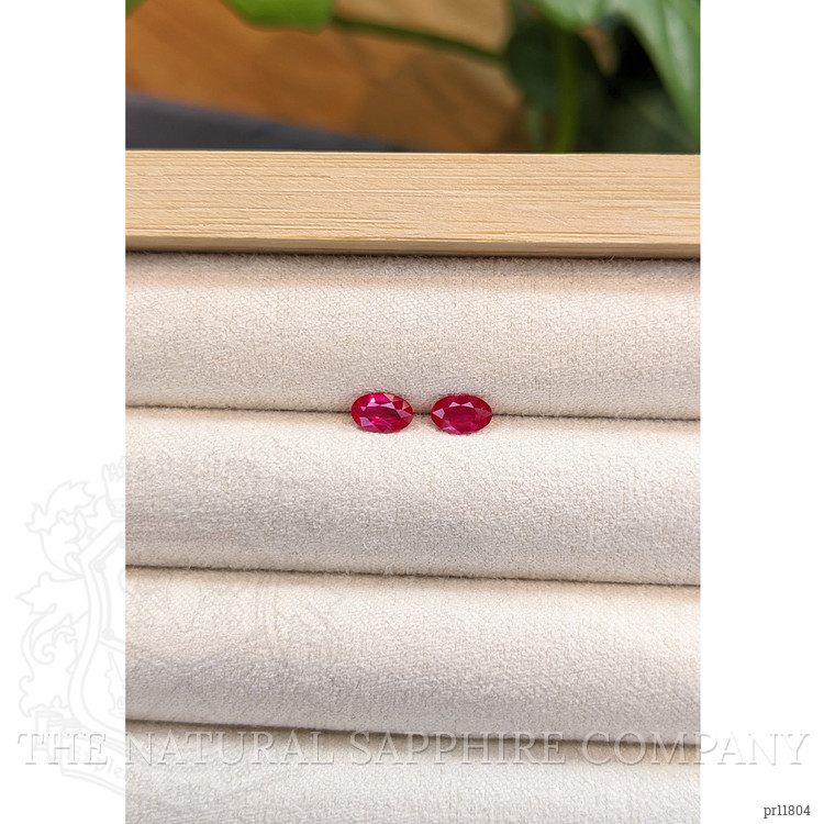 0.86 Ct.Tw. Ruby Pair from Burma (Myanmar)