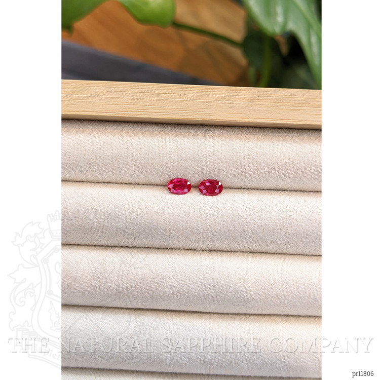 1.00 Ct.Tw. Ruby Pair from Burma (Myanmar)