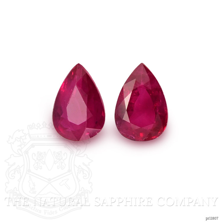 0.91 Ct.Tw. Ruby Pair from Burma (Myanmar)