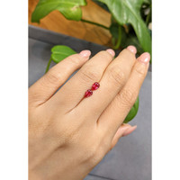 0.98&nbsp;Ct.Tw.Total Carat Weight Ruby Pair from Burma (Myanmar) Life Style