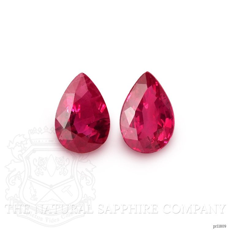 0.89 Ct.Tw. Ruby Pair from Burma (Myanmar)