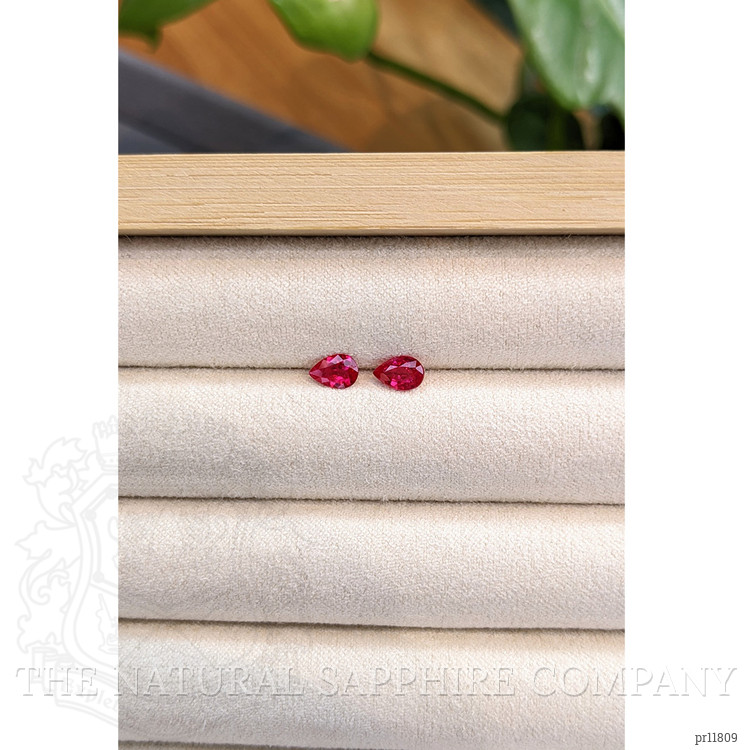 0.89 Ct.Tw. Ruby Pair from Burma (Myanmar)