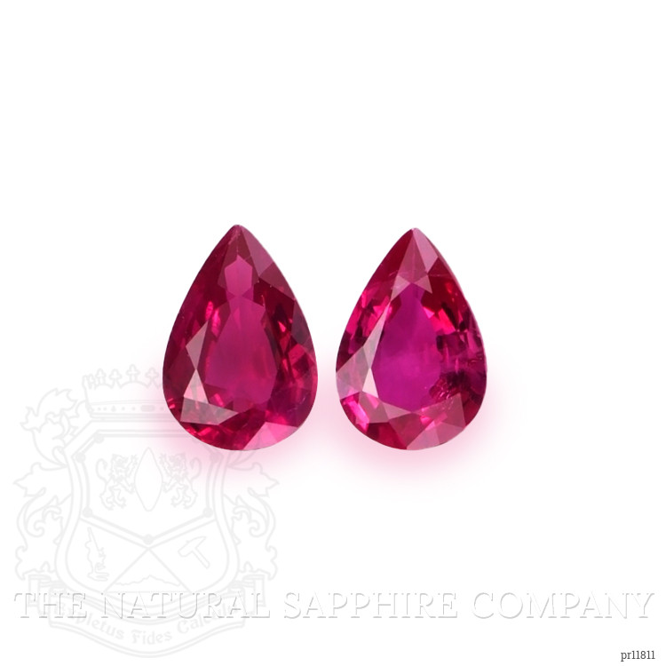 0.81 Ct.Tw. Ruby Pair from Burma (Myanmar)