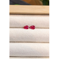 0.81&nbsp;Ct.Tw.Total Carat Weight Ruby Pair from Burma (Myanmar) Life Style