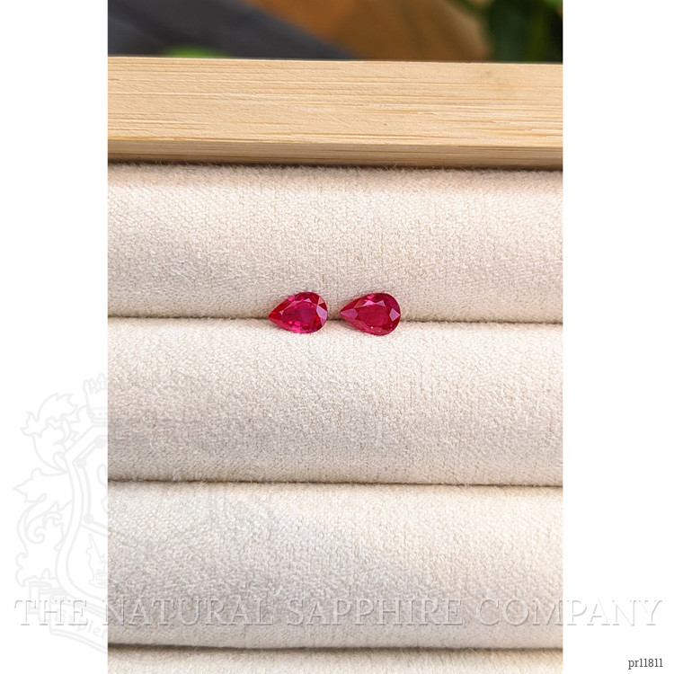 0.81 Ct.Tw. Ruby Pair from Burma (Myanmar)