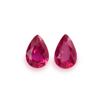 0.96&nbsp;Ct.Tw.Total Carat Weight Ruby Pair from Burma (Myanmar) Video