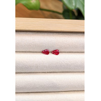 0.79&nbsp;Ct.Tw.Total Carat Weight Ruby Pair from Burma (Myanmar) Life Style