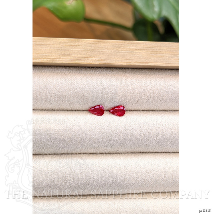 0.79 Ct.Tw. Ruby Pair from Burma (Myanmar)