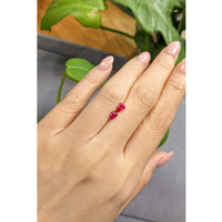 0.79&nbsp;Ct.Tw.Total Carat Weight Ruby Pair from Burma (Myanmar) Life Style