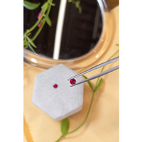 0.48&nbsp;Ct.Tw.Total Carat Weight Ruby Pair from Mozambique Life Style