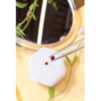 0.51&nbsp;Ct.Tw.Total Carat Weight Ruby Pair from Mozambique Life Style