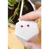 0.51&nbsp;Ct.Tw.Total Carat Weight Ruby Pair from Mozambique Life Style