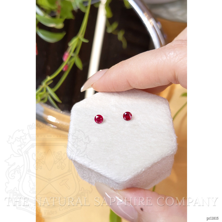 0.51 Ct.Tw. Ruby Pair from Mozambique