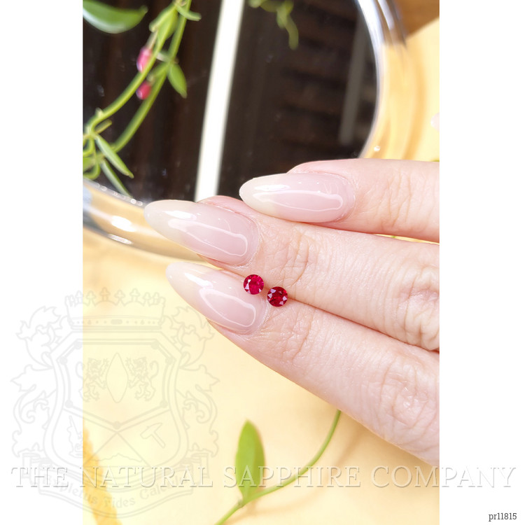 0.51 Ct.Tw. Ruby Pair from Mozambique