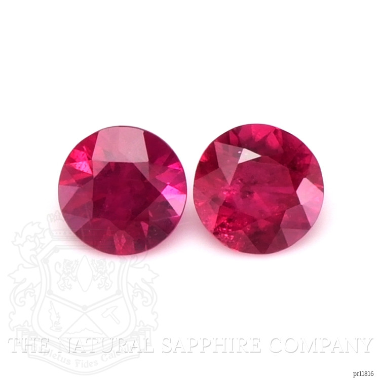 0.52 Ct.Tw. Ruby Pair from Mozambique