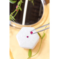 0.52&nbsp;Ct.Tw.Total Carat Weight Ruby Pair from Mozambique Life Style