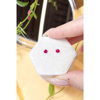 0.52&nbsp;Ct.Tw.Total Carat Weight Ruby Pair from Mozambique Life Style