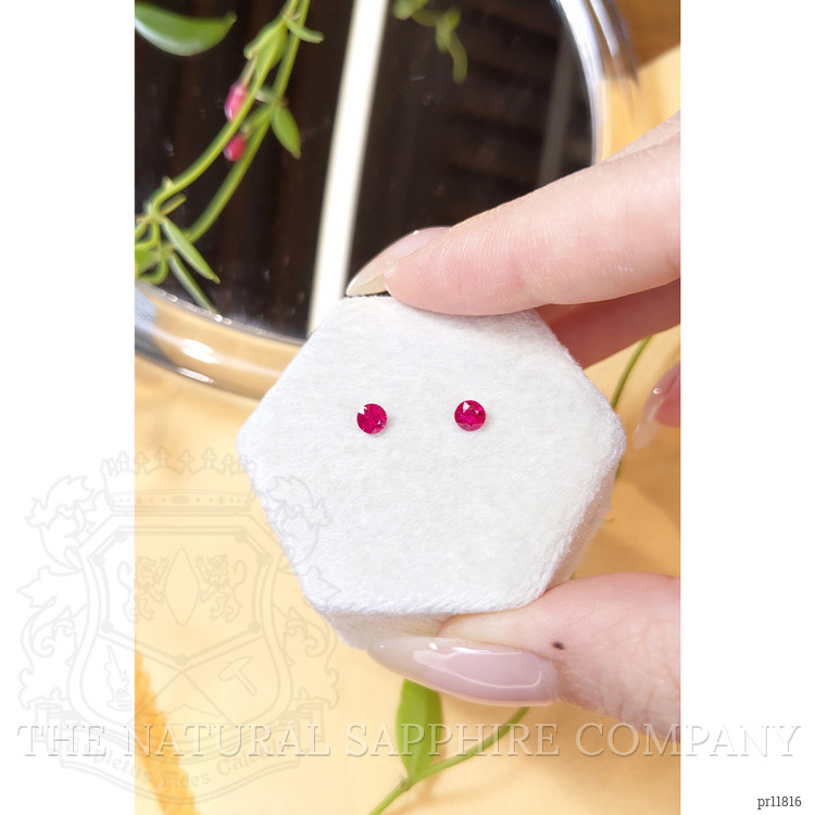 0.52 Ct.Tw. Ruby Pair from Mozambique