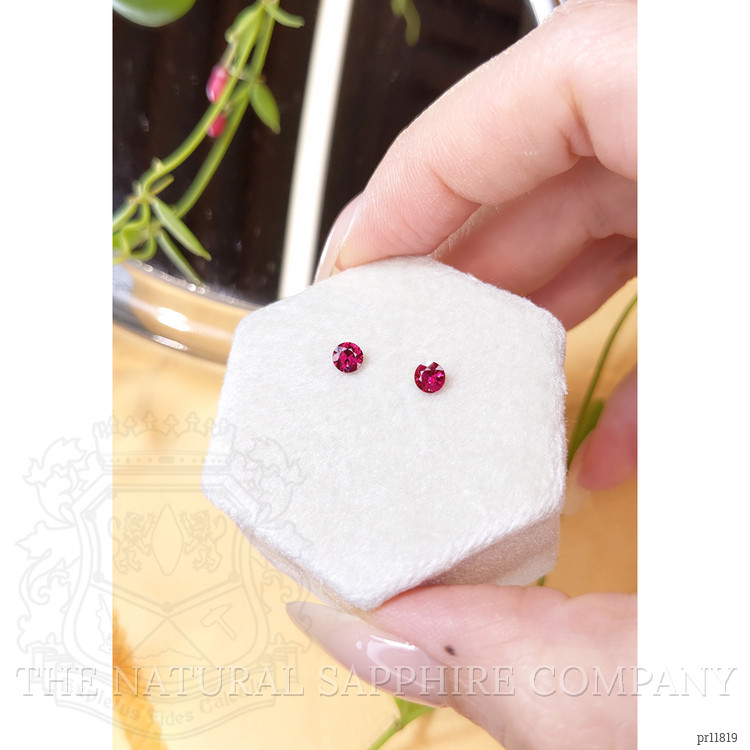 0.50 Ct.Tw. Ruby Pair from Mozambique