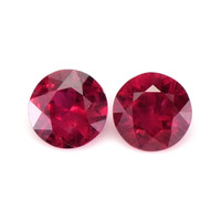 0.52&nbsp;Ct.Tw.Total Carat Weight Ruby Pair from Mozambique Video