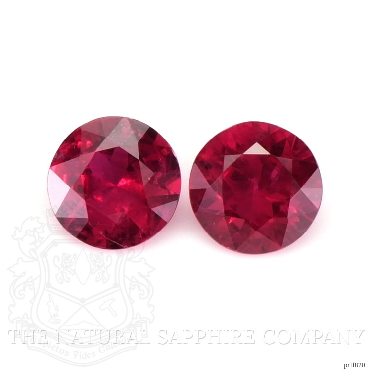 0.52 Ct.Tw. Ruby Pair from Mozambique