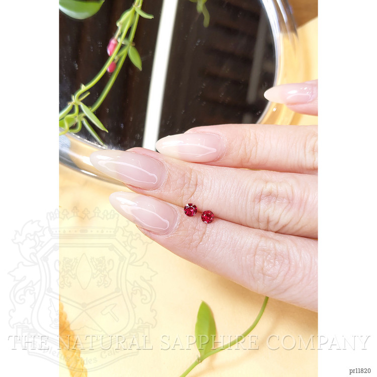 0.52 Ct.Tw. Ruby Pair from Mozambique