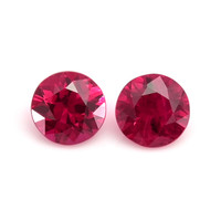 0.48&nbsp;Ct.Tw.Total Carat Weight Ruby Pair from Mozambique Video