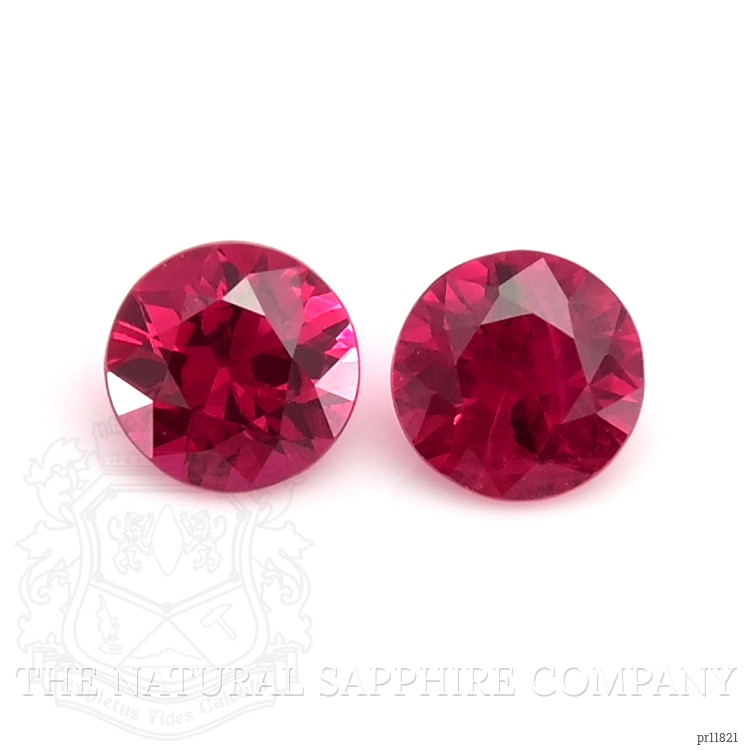 0.48 Ct.Tw. Ruby Pair from Mozambique
