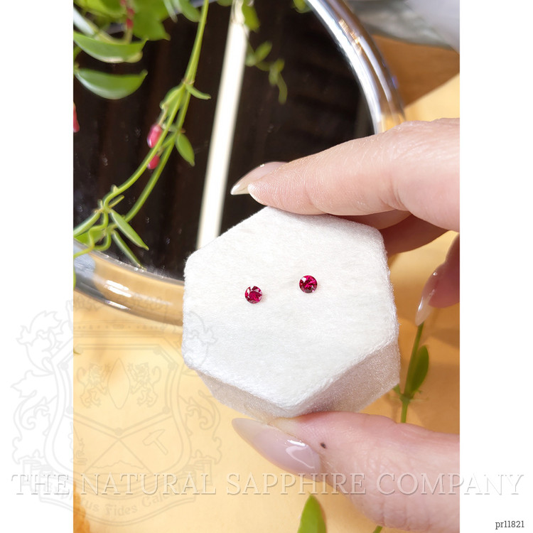0.48 Ct.Tw. Ruby Pair from Mozambique