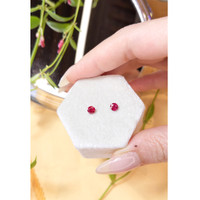 0.69&nbsp;Ct.Tw.Total Carat Weight Ruby Pair from Mozambique Life Style