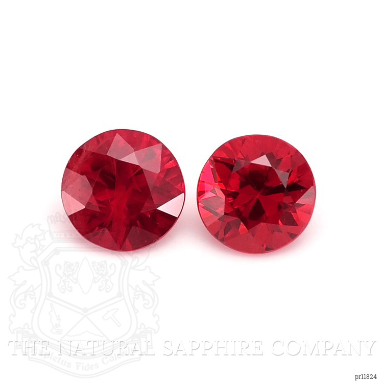 0.53 Ct.Tw. Ruby Pair from Mozambique