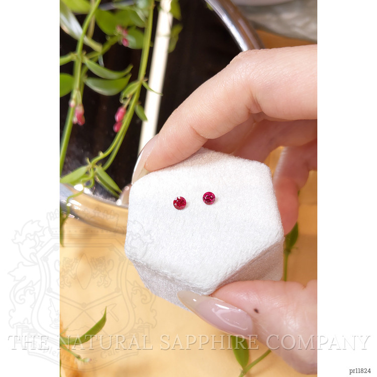 0.53 Ct.Tw. Ruby Pair from Mozambique