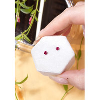 0.46&nbsp;Ct.Tw.Total Carat Weight Ruby Pair from Mozambique Life Style