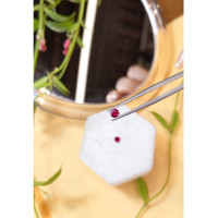 0.46&nbsp;Ct.Tw.Total Carat Weight Ruby Pair from Mozambique Life Style