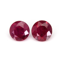0.78&nbsp;Ct.Tw.Total Carat Weight Ruby Pair from Mozambique Video