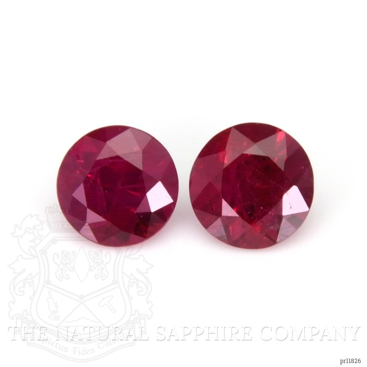 0.78 Ct.Tw. Ruby Pair from Mozambique