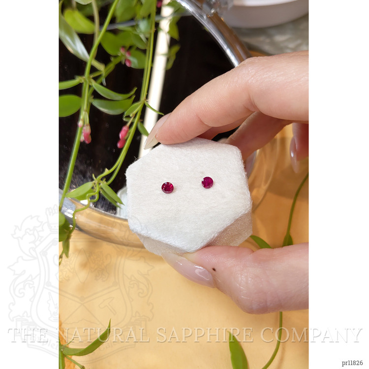 0.78 Ct.Tw. Ruby Pair from Mozambique