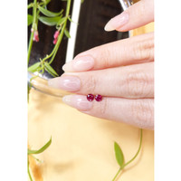 0.78&nbsp;Ct.Tw.Total Carat Weight Ruby Pair from Mozambique Life Style