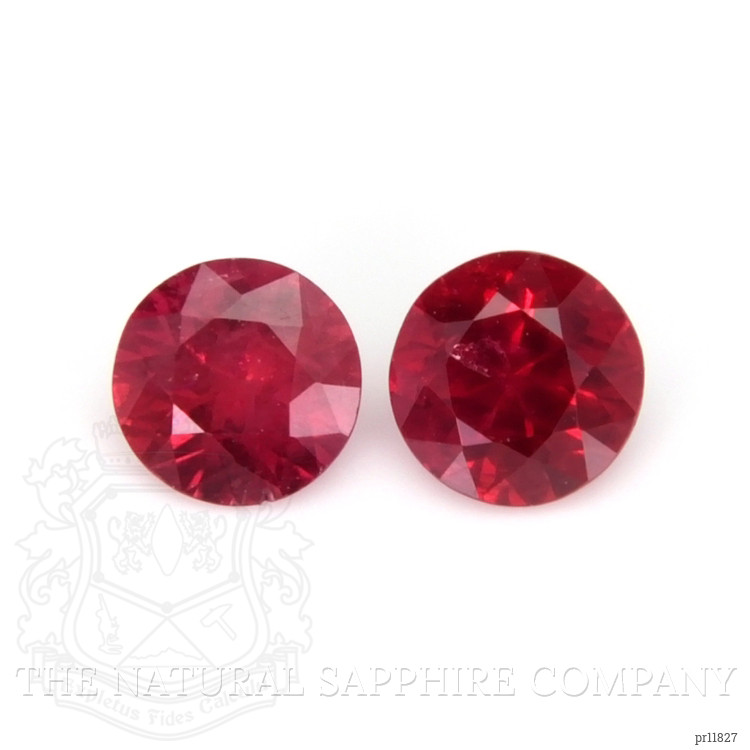0.66 Ct.Tw. Ruby Pair from Mozambique