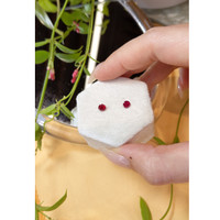 0.66&nbsp;Ct.Tw.Total Carat Weight Ruby Pair from Mozambique Life Style