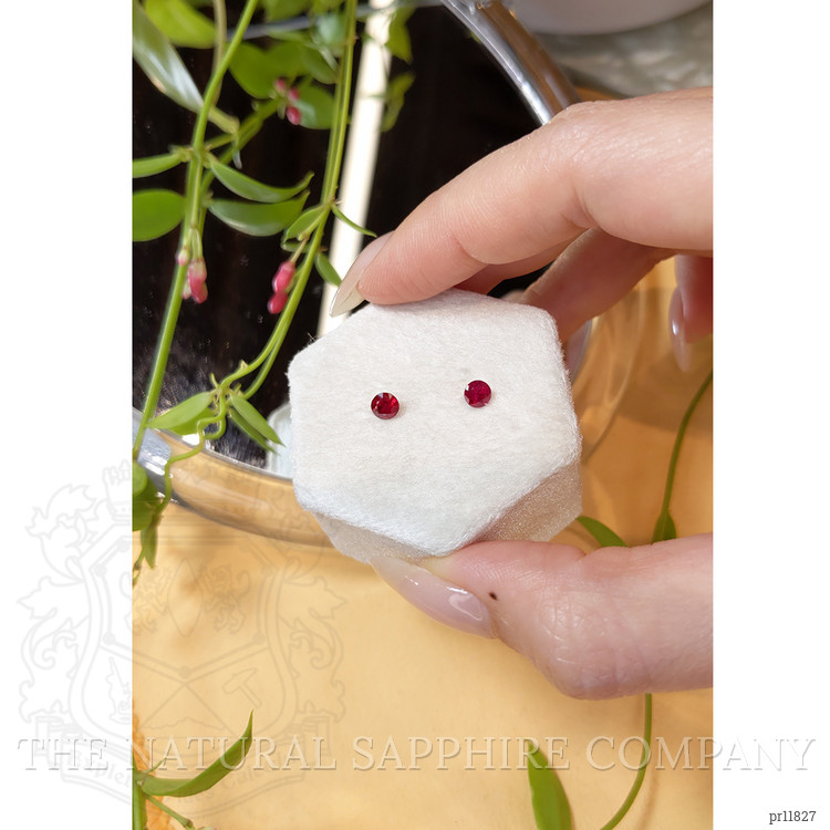 0.66 Ct.Tw. Ruby Pair from Mozambique