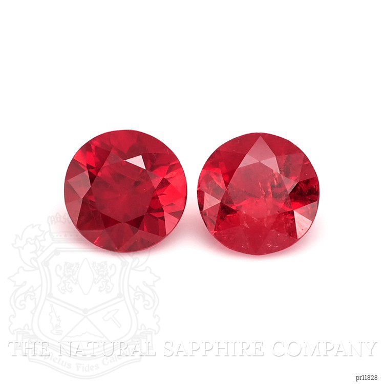0.68 Ct.Tw. Ruby Pair from Mozambique